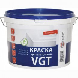 Краска ВД-АК-2180 для потолков белоснежная, 1,5 кг